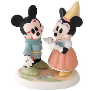 RARE Precious Moments Disney MICKEY & MINNIE "You’re Sew Wonderful" #171702
